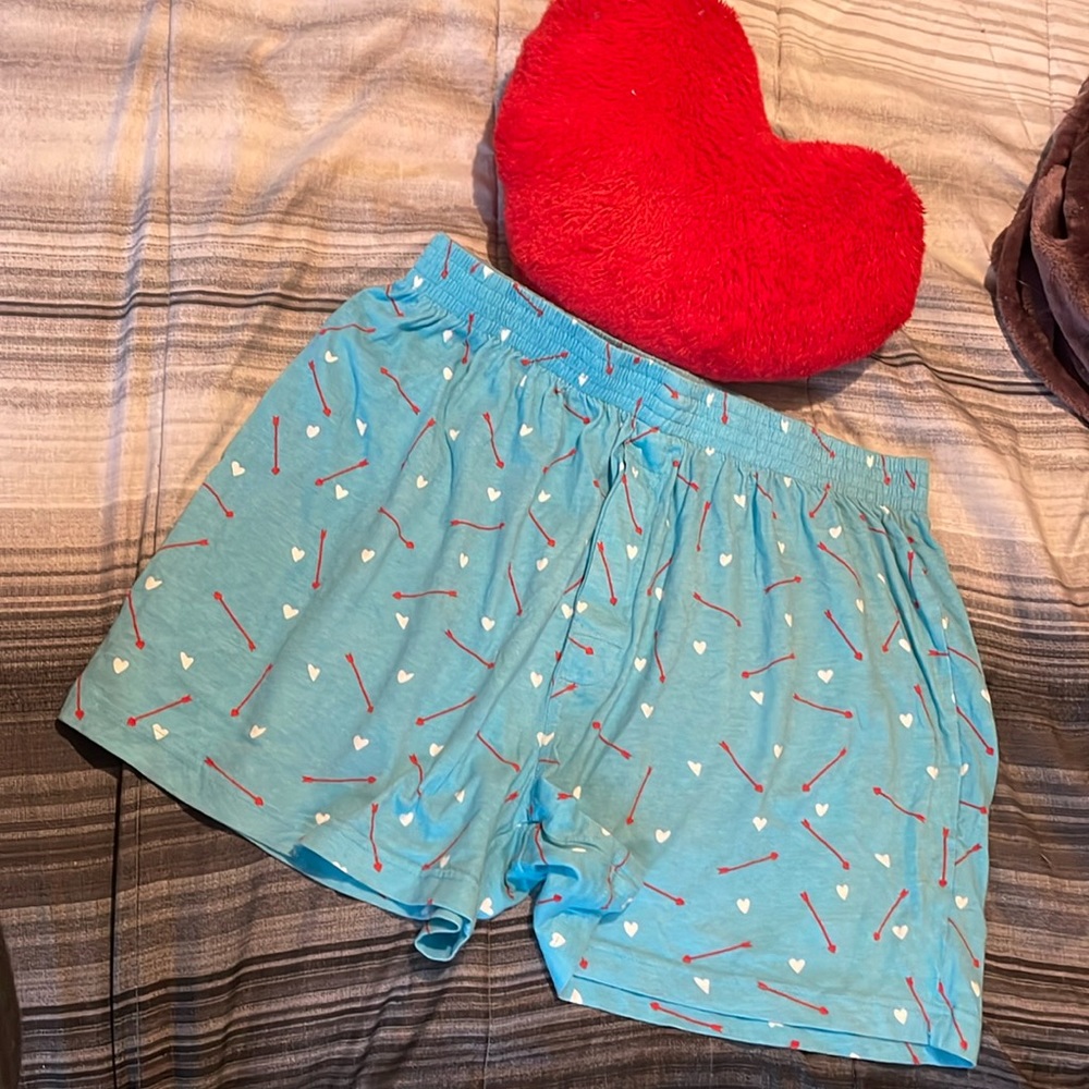 Valentine’s Boxers & Heart Pillow